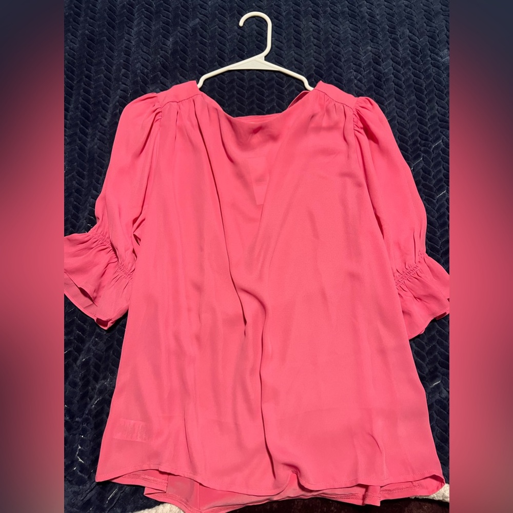 Ann Taylor Blouse - NWT - Large, Pink